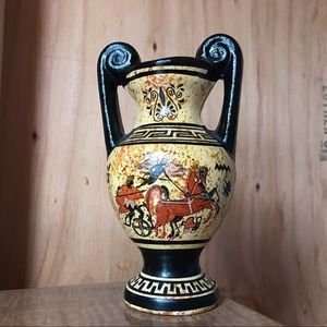Greek Amphora Home Décor Chariot Race